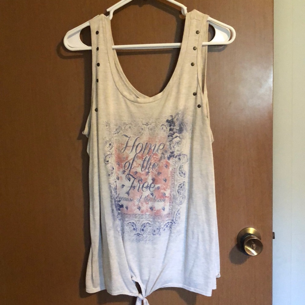 Patriotic comfy tank top